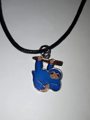 Produktbild von Stimmungskette Faultier hängend,  Anhänger Modeschmuck Ketten Geschenke Schmuck Faultiere