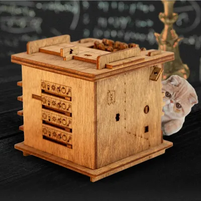 Produktbild von Cluebox Schrödingers Katze Rätselbox