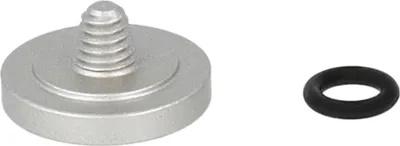 Produktbild von vhbw Auslöseknopf kompatibel mit Exa 1B Kamera - Ergonomischer Ersatzknopf, Metall, Silber