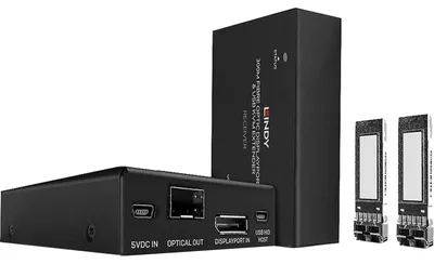 Immagine prodotto di Estensore KVM Lindy 300 m in fibra ottica DisplayPort 1.2 e USB