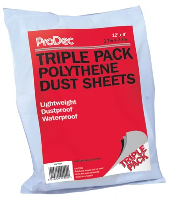 Productafbeelding van Verpakking van 3 stuks ProDec Advance, afmetingen 3,6 m x 2,7 m