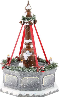 Immagine prodotto di Hubrig arte popolare 'Inverno bambini città fontana-elettrica 12 cm'