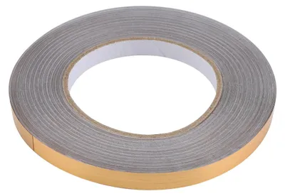 Produktbild von PET-Raumboden-Fugenlinien-Aufkleber, selbstklebend, Bodenecken-Fliesendekor (1 cm x 50 m, Gold)