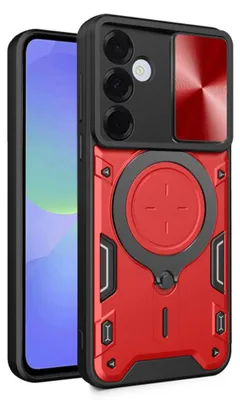 Zdjęcie produktu dla Techsuit CamGuard Pro etui na Samsung Galaxy A36 5G – czerwone