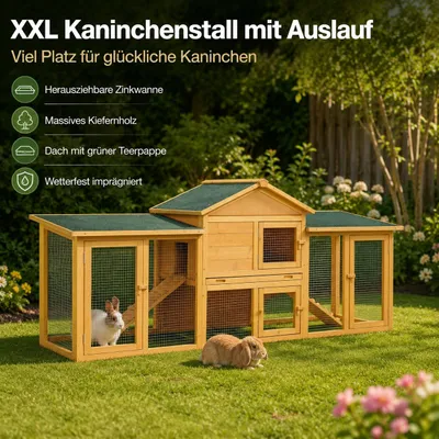Obrázok produktu pre Králikáreň, králikáreň, XXL s výbehom