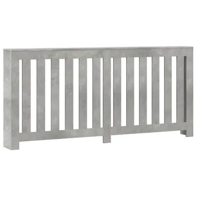 Zdjęcie produktu dla vidaXL Okładzina grzejnika betonowa szara 175x20x82 cm materiał drewnopochodny