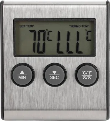 Zdjęcie produktu dla Termometr do grillowania Termometr do mięsa z sondą do gotowania żywności z timerem Narzędzie do pomiaru temperatury