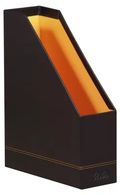 Produktbild von RHODIA Stehsammler aus Kunstleder DIN A4 schwarz