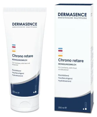 Produktbild von DERMASENCE Chrono retare Reinigungsmilch, 200 ml Milch