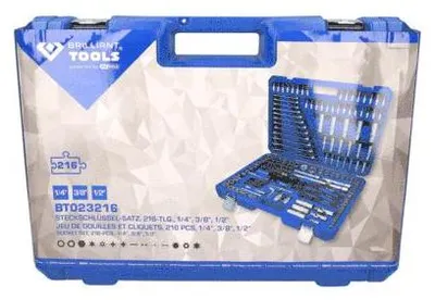 Produktbild von Brilliant Tools BT023216, Steckschlüssel-Satz, 216 Kopf/Köpfe, 10,8 kg