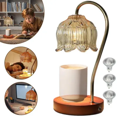 Produktbild von Kerzenwärmer Lampe,Candle Warmer Lamp,Elektrische Duftlampe,Vintage-Kerzenwärmer