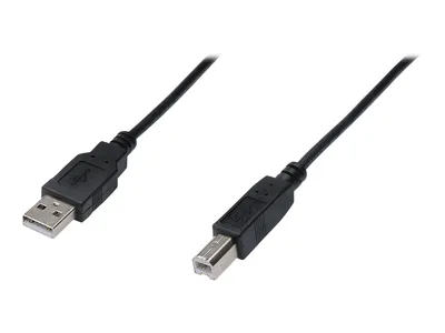 Zdjęcie produktu dla DIGITUS USB 2.0 Anschlusskabel Typ A -B  St/St     3.0m,  sw