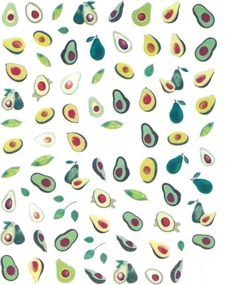 Produktbild von Dünne selbstklebende Frucht-Nagelsticker CA-572