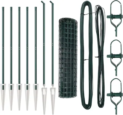 Produktbild von Euro-Zaun mit Stacheln aus PVC-beschichtetem Stahl, 10 x 1,4 m für Garten und Terrasse