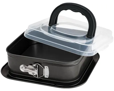 Image de Moule à charnière pour gâteaux, avec fond amovible et couvercle
