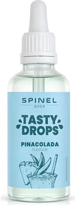 Image de Spinel Soda gouttes aromatisées 50 ml verre Pinacolada