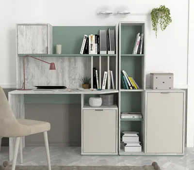 Produktbild von Bücherregal Komfortabel Jugendzimmer Kindermöbel Grau Moderne Möbel