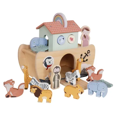 Produktbild von Rijoka Arche Noah aus Holz – Nachhaltiges und lehrreiches Spielzeug mit Tierpaaren