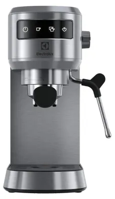 Imagen del producto de Electrolux 910 003 708 E6EC1-6ST, Cafetera de espresso, 1 litro, para café molido, 1450 W, acero inoxidable