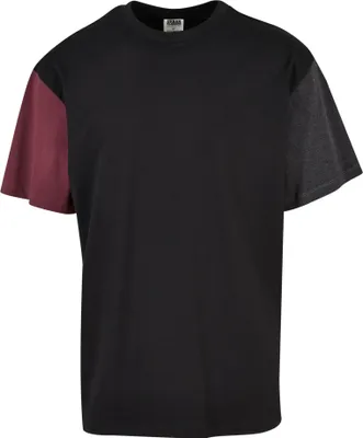 Image de Urban Classics - Organic Oversized Block Shirt schwarz - XL