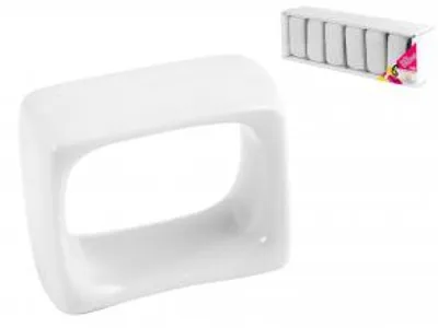 Immagine prodotto di Set 6 Legatovaglioli Porcellana Bianco