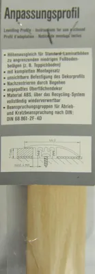 Produktbild von Anpassungsprofil für Laminat 7-11mm Buche Hell mit UP 90 cm