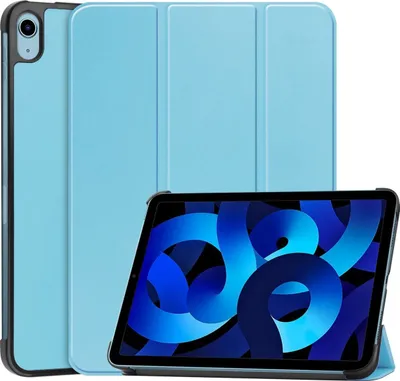 Produktbild von Mobigear Tri-Fold iPad 10 (2022) Hülle Klapphülle - Blau