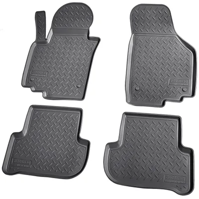 Produktbild von 3D Gummi Fussmatten für SKODA Yeti | Typ 5L | BJ 2009-2017 | passgenau mit Rand