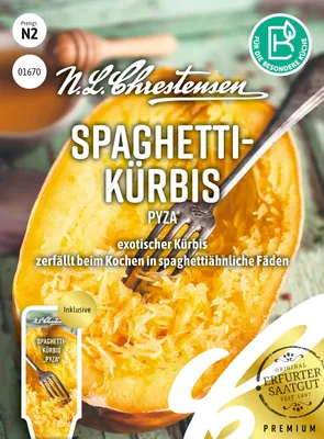 Artikelbild 1 von 'Spaghettikürbis Pyza' aus der Kategorie Spaghettikürbissamen