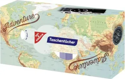 Produktbild von Gut & Günstig Taschentücherbox, 100 Tücher