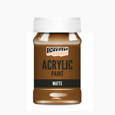 Immagine prodotto di PENTART Colore acrilico opaco, 100 ml, marrone chiaro