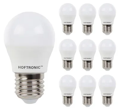 Produktbild von hoftronic LED Lampe E27 G45 4,8W 470lm 4000K neutralweiß 10 Stück