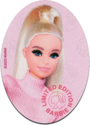 Produktbild von Comercial Mercera Barbie © Portrait - Aufnäher, Bügelbild, Aufbügler, Applikationen, Patches, Flicken, zum aufbügeln, Größe: 11 x 8 cm