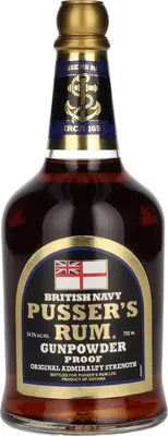 Image de Pusser's Rum Gunpowder Proof 54,5% Vol. 0,7l
