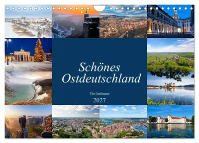 Produktbild von Schönes Ostdeutschland (Wandkalender 2027 DIN A4 quer), CALVENDO Monatskalender