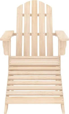 Immagine prodotto di Sedia Giardino Adirondack con Ottomana Massello di Abete