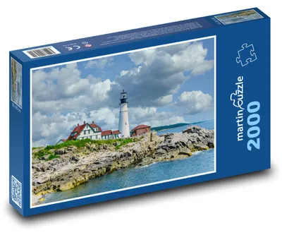 Obrázek produktu pro Puzzle 2000 Maják na skalnatém pobřeží - martinpuzzle