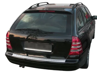 Für Mercedes C-Klasse T-Modell S203 2001-2007 LADEKANTENSCHUTZ Edelstahl MATT in der Farbe von Recambo e.K.