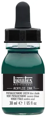 Zdjęcie produktu dla Liquitex Ink PHTHALOZYANINGRüN 30 ml Farba akrylowa do aerografu 4260317