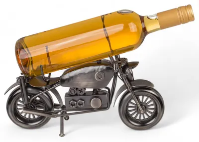Obrázek produktu pro Držák na lahve v retro motocyklovém stylu - 6 lahví - Vinotéka