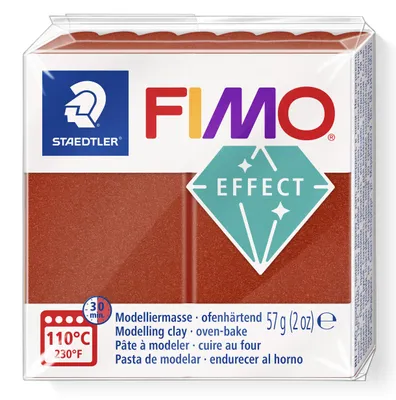 Produktbild von STAEDTLER FIMO effect 8010 Metallic ofenhärtende Modelliermasse Einzelprodukt, 57g, metallic kupfer