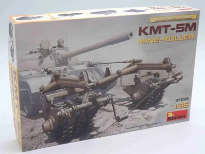Produktbild von MiniArt 37036 KMT-5M Mine-Roller Modell Panzer Bausatz 1:35