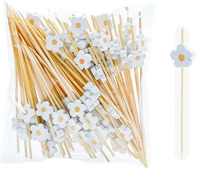 Produktbild von Margariten – Cocktailspieße – 12 cm – Holzspieße für Fingerfood – Obstspieße – Käsespieße – Party-Spieße