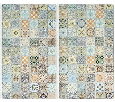 Produktbild von Herdabdeckplatten Set 2-tlg., Glas Mosaik ZELLER Present