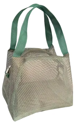 Produktbild von Aufbewahrungstasche mit großem Fassungsvermögen, Reißverschluss, Strandtasche mit Griff, praktischem Netzfach und Make-up-Organizer