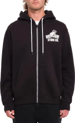 Produktbild von Volcom Watanite Herren Hoodie Classic Fit, Schwarz, mit Reißverschluss, Größe M