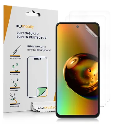 Produktbild von kwmobile 3x Displayschutzfolie kompatibel mit Xiaomi Redmi Note 9S / 9 Pro / 9 Pro Max Folie - klare Schutzfolien Set in transparent