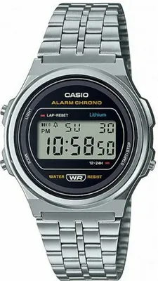 Produktbild von Uni-Uhr Casio A171WE-1AEF Silberfarben