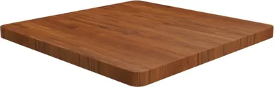 Zdjęcie produktu dla Kwadratowy blat do stolika, ciemnobrązowy, 70x70x4 cm, lity dąb