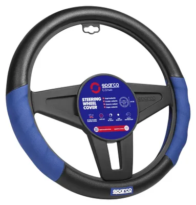 Produktbild von SPARCO SPC1100L Steering Wheel Covers Blue-Black